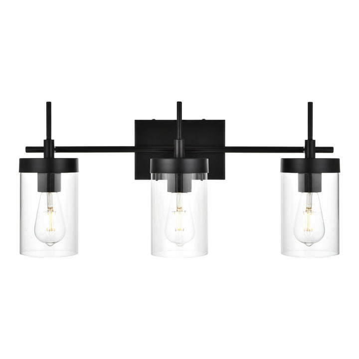 Benny Vanity Light in Black by Living District