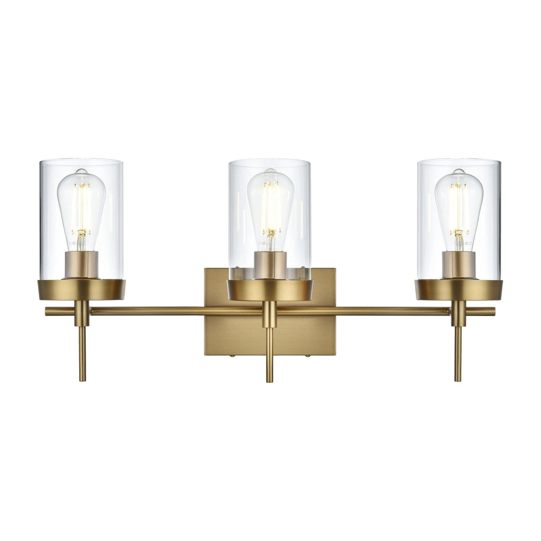 Benny Vanity Light in Satin Gold by Living District