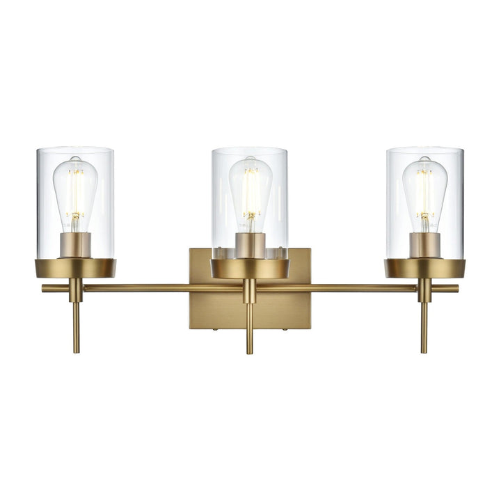 Benny Vanity Light in Satin Gold by Living District