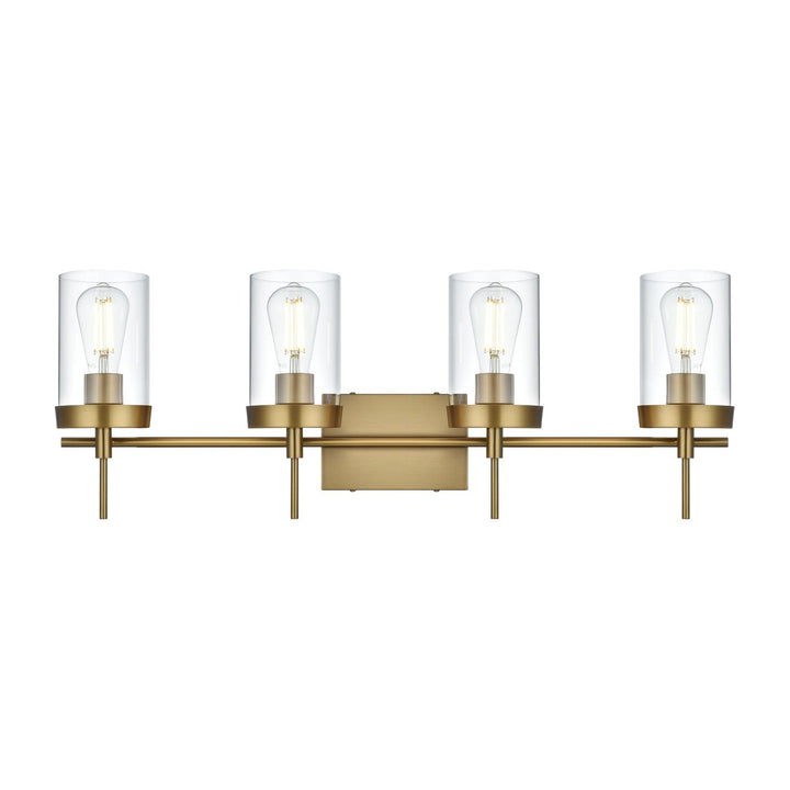 Benny Vanity Light in Satin Gold by Living District