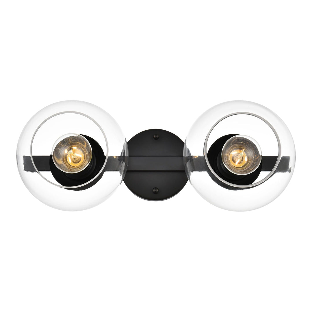 Rogelio Vanity Light in Black by Living District