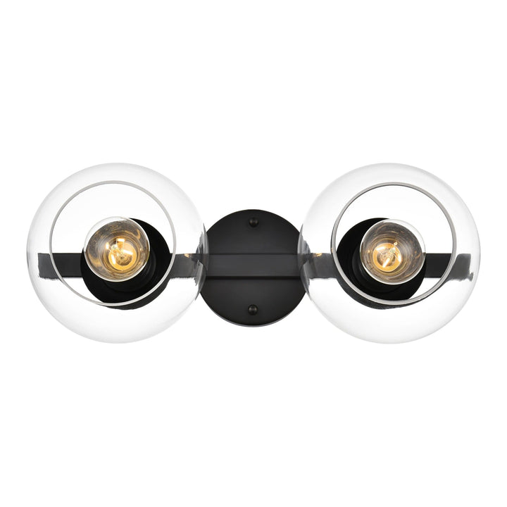 Rogelio Vanity Light in Black by Living District