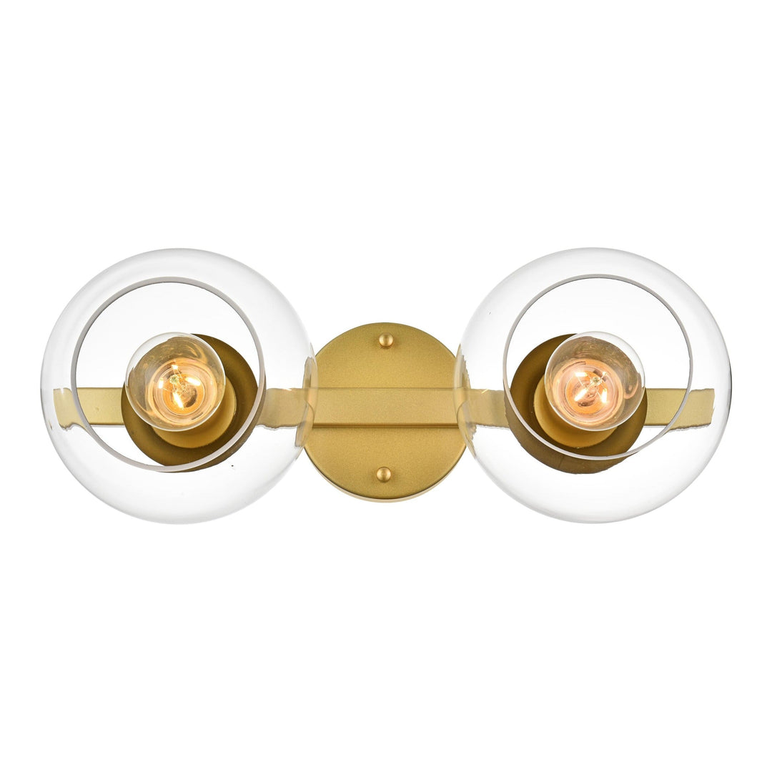 Rogelio Vanity Light in Brass by Living District