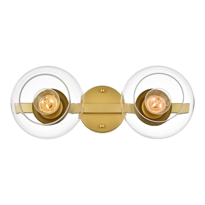 Rogelio Vanity Light in Brass by Living District