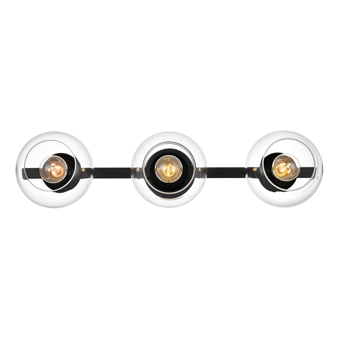 Rogelio Vanity Light in Black by Living District