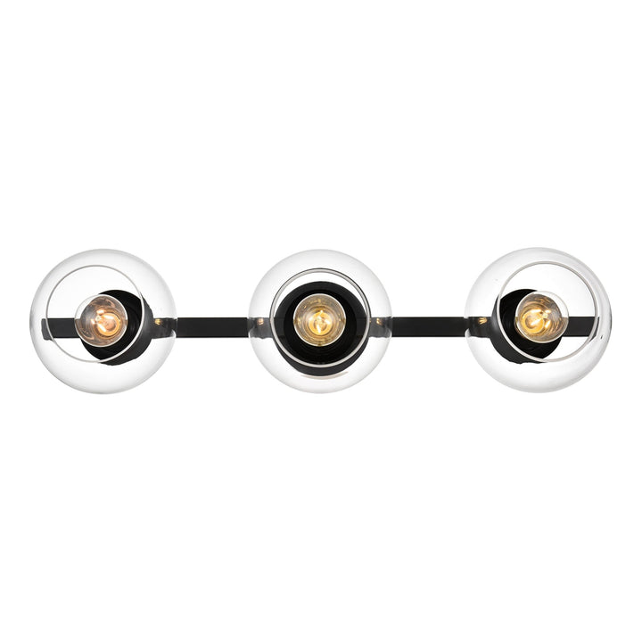 Rogelio Vanity Light in Black by Living District