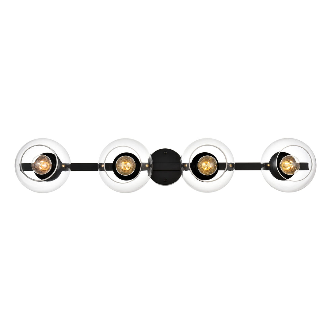 Rogelio Vanity Light in Black by Living District