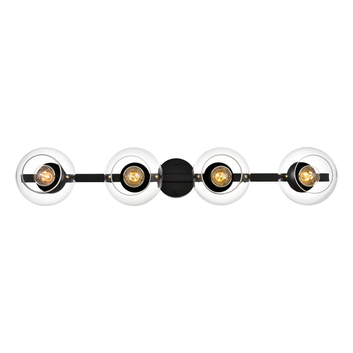 Rogelio Vanity Light in Black by Living District