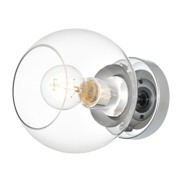 Rogelio Wall Sconce in Chrome by Living District
