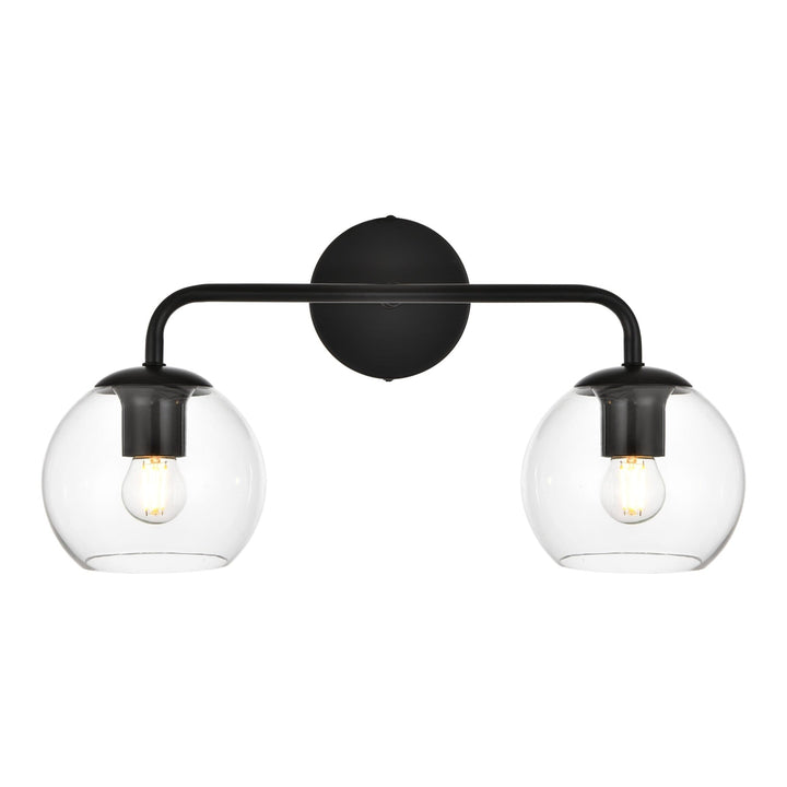 Genesis Vanity Light in Black by Living District