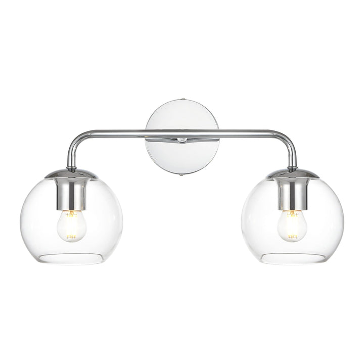 Genesis Vanity Light in Chrome by Living District