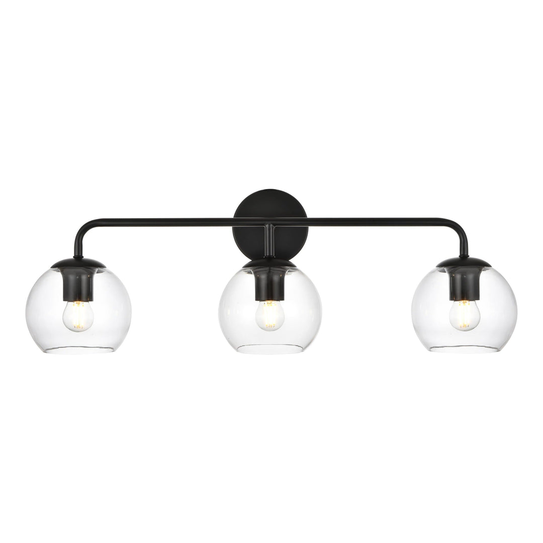 Genesis Vanity Light in Black by Living District