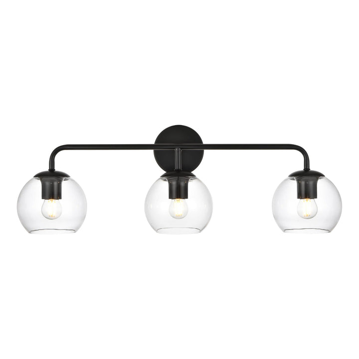 Genesis Vanity Light in Black by Living District