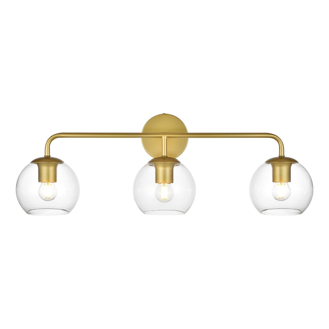 Genesis Vanity Light in Brass by Living District
