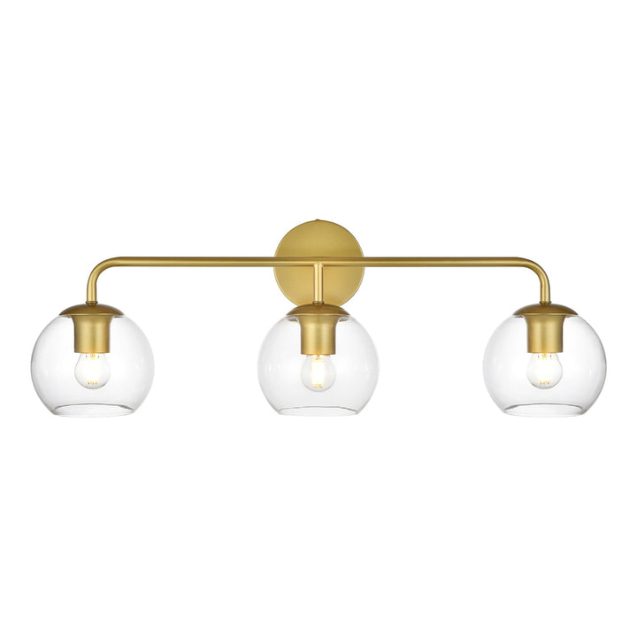 Genesis Vanity Light in Brass by Living District