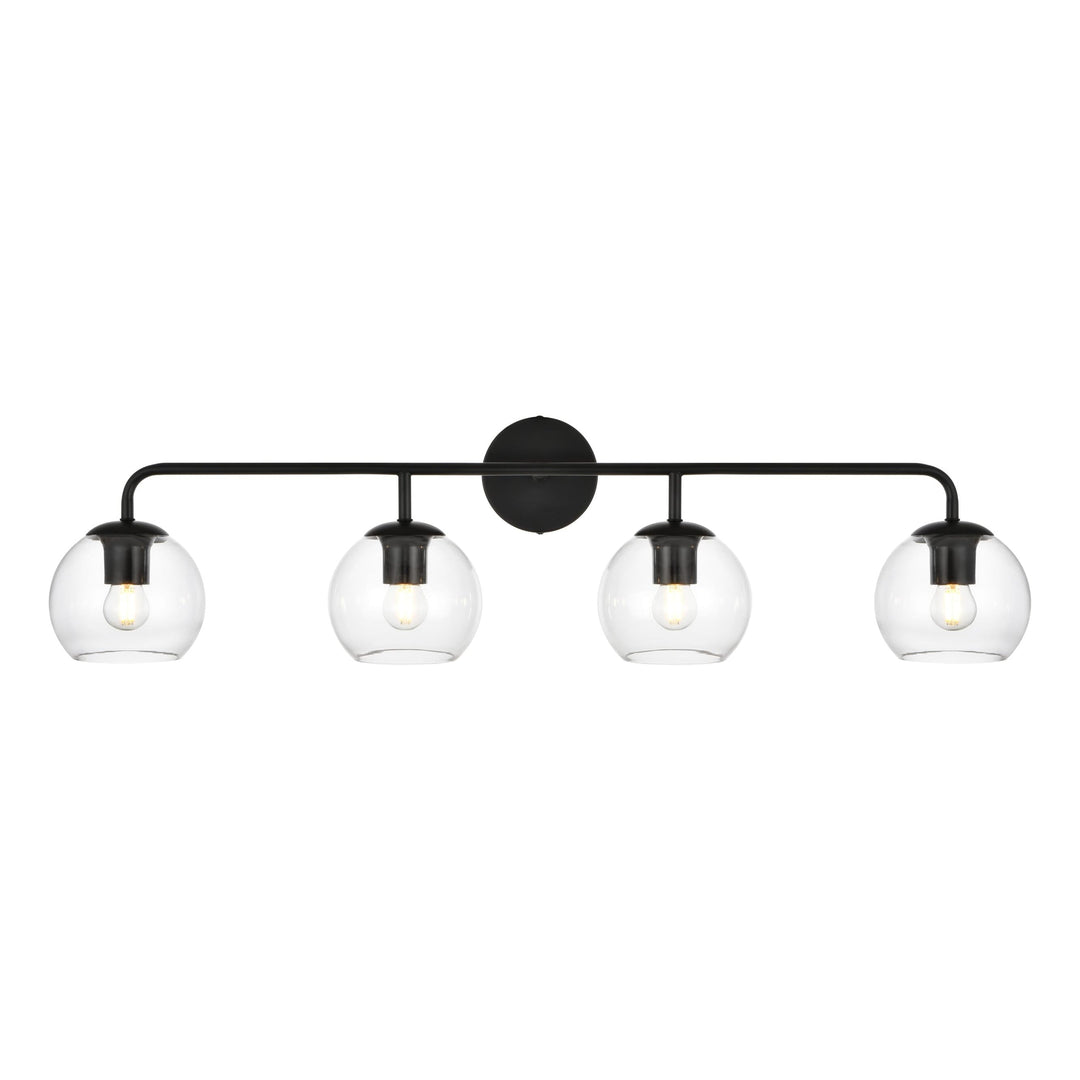 Genesis Vanity Light in Black by Living District