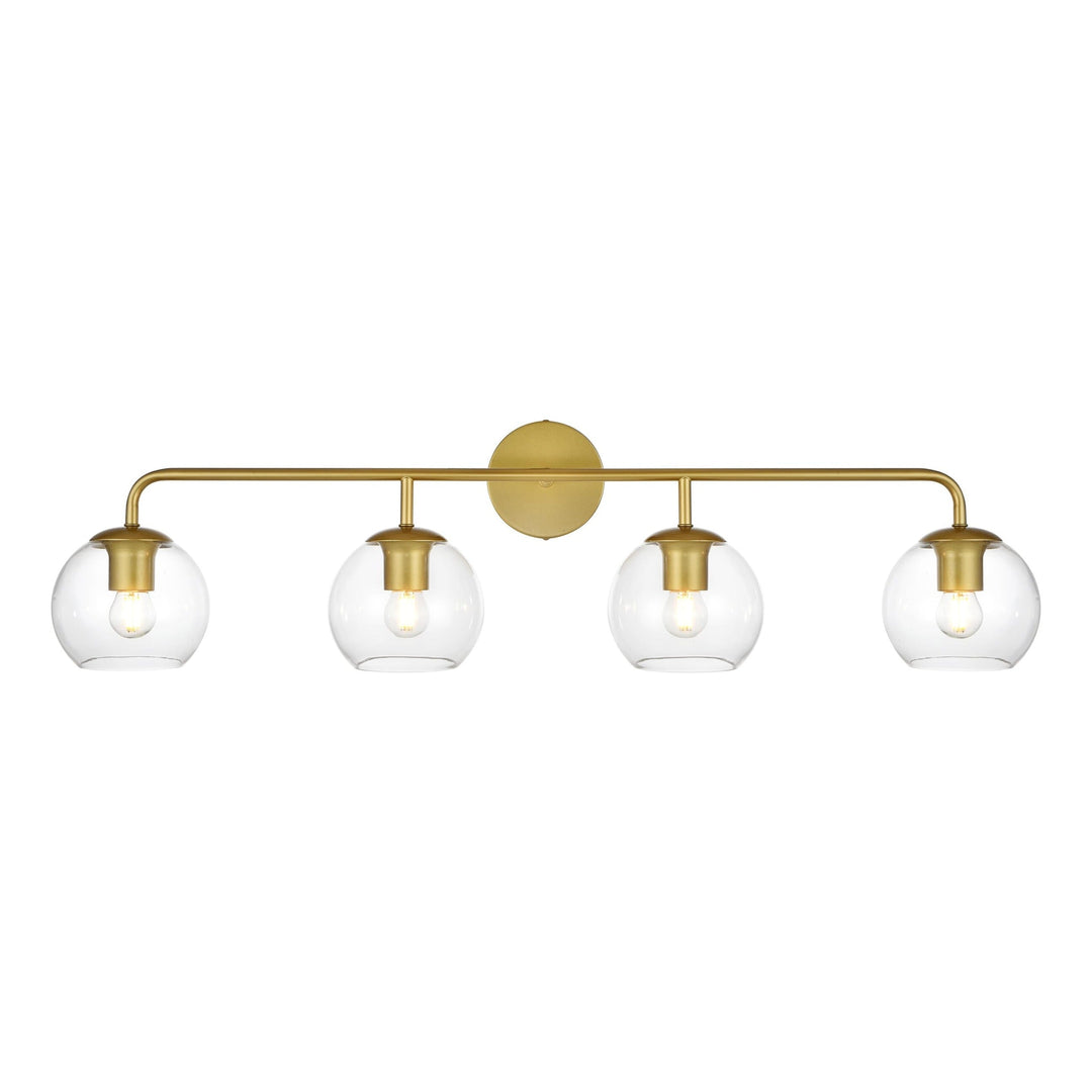 Genesis Vanity Light in Brass by Living District