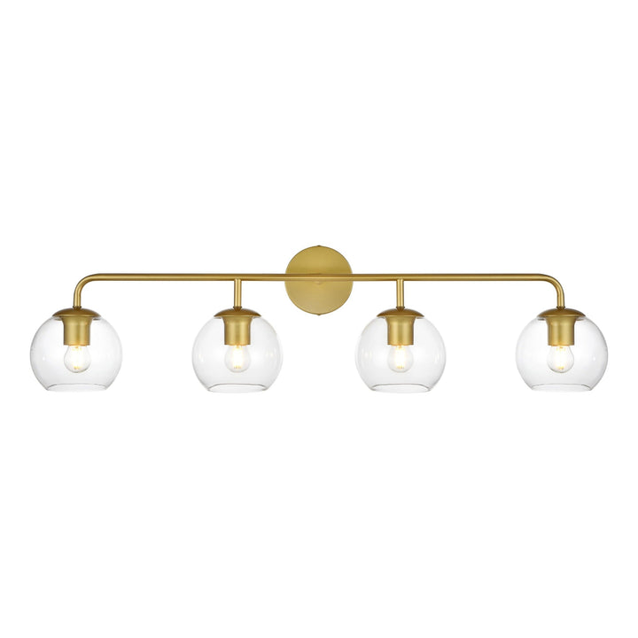 Genesis Vanity Light in Brass by Living District