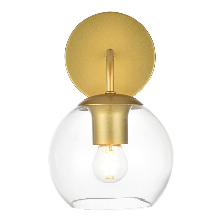 Genesis Wall Sconce in Brass by Living District