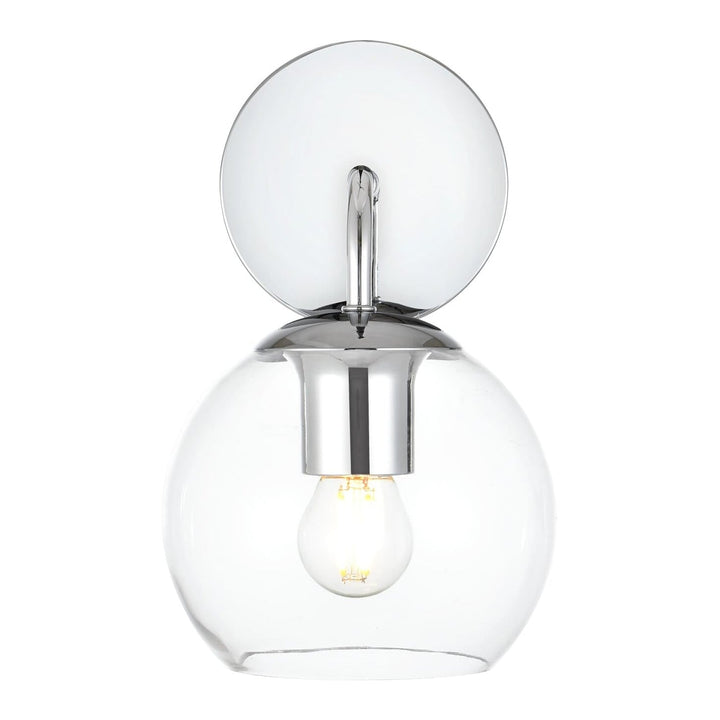 Genesis Wall Sconce in Chrome by Living District