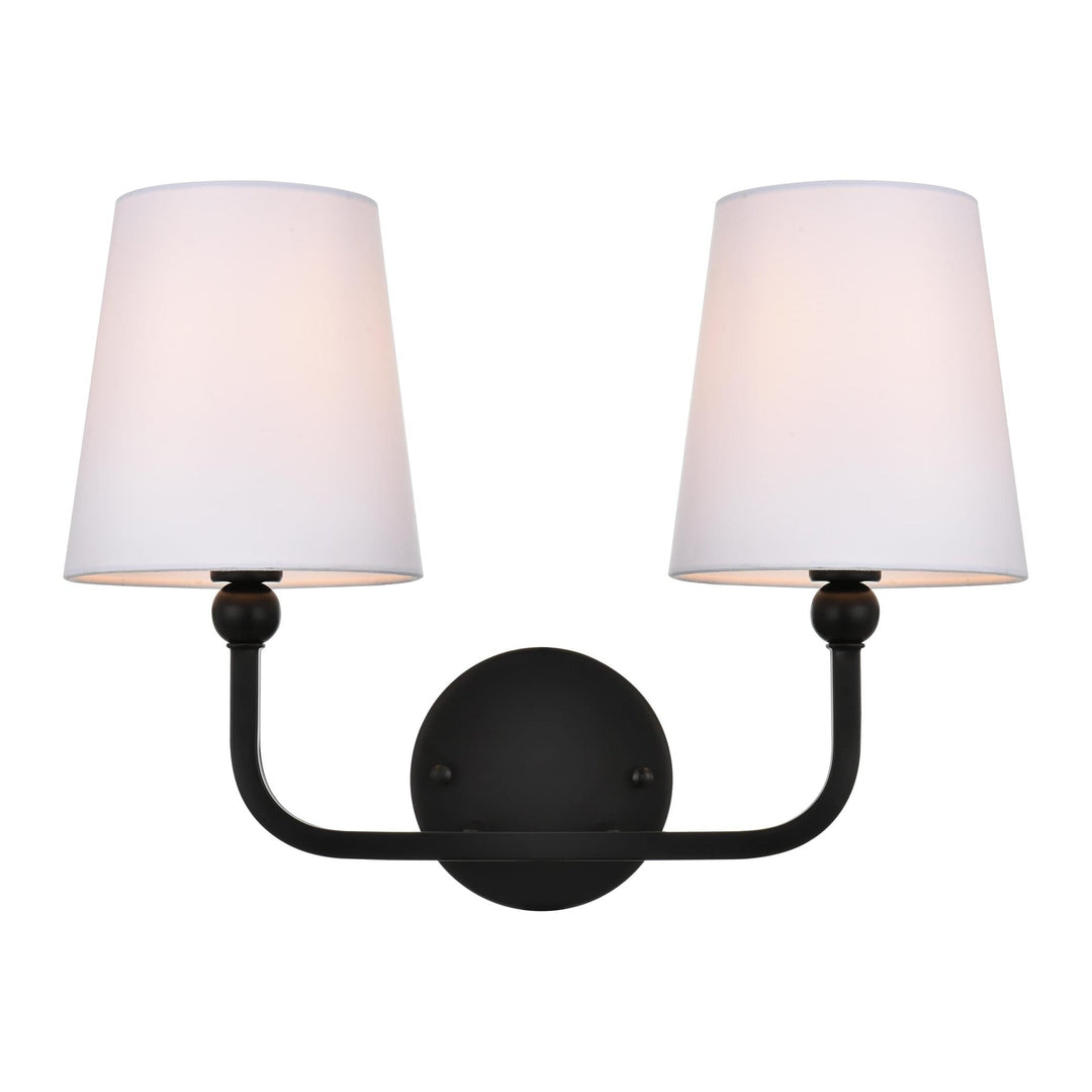 Colson Vanity Light in Black by Living District