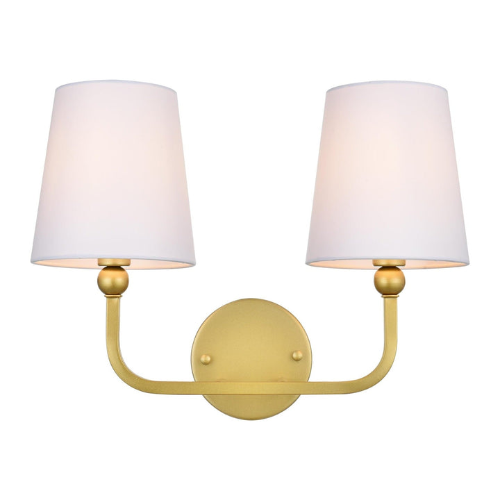 Colson Vanity Light in Brass by Living District