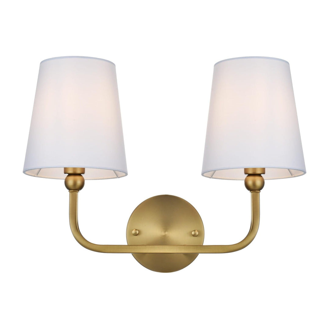 Colson Vanity Light in Satin Gold by Living District