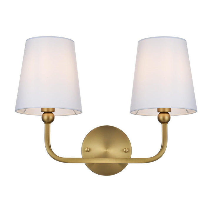 Colson Vanity Light in Satin Gold by Living District
