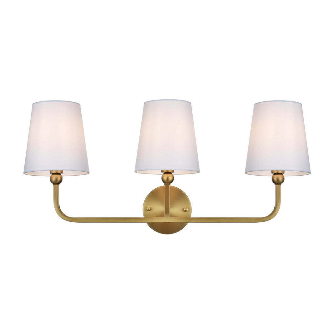 Colson Vanity Light in Satin Gold by Living District