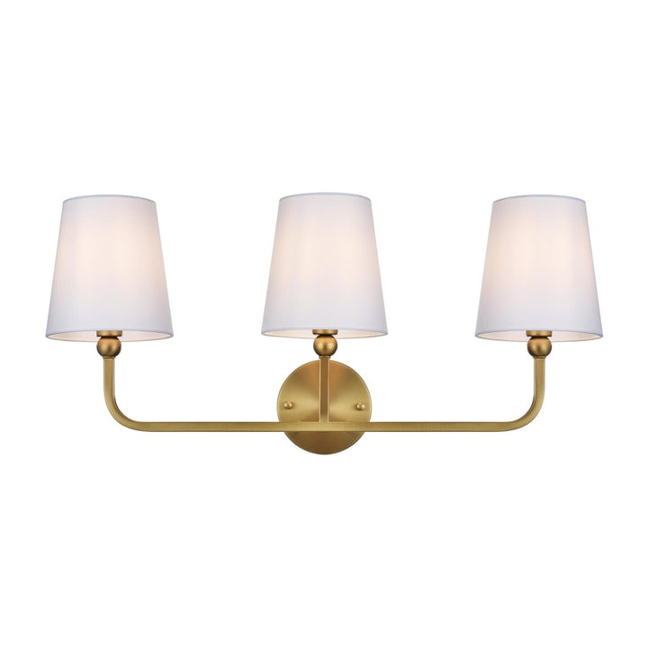 Colson Vanity Light in Satin Gold by Living District