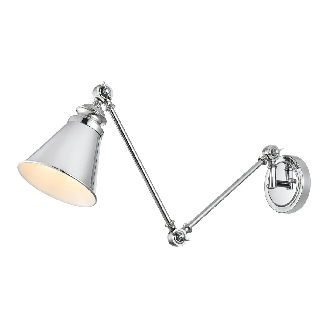 Ledger Wall Sconce in Chrome by Living District