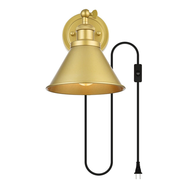 Blaise Wall Sconce in Brass by Living District