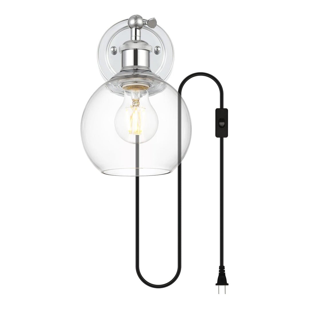 Wesson Wall Sconce in Chrome by Living District