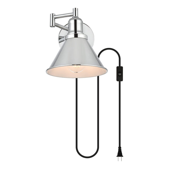 Jair Wall Sconce in Chrome by Living District