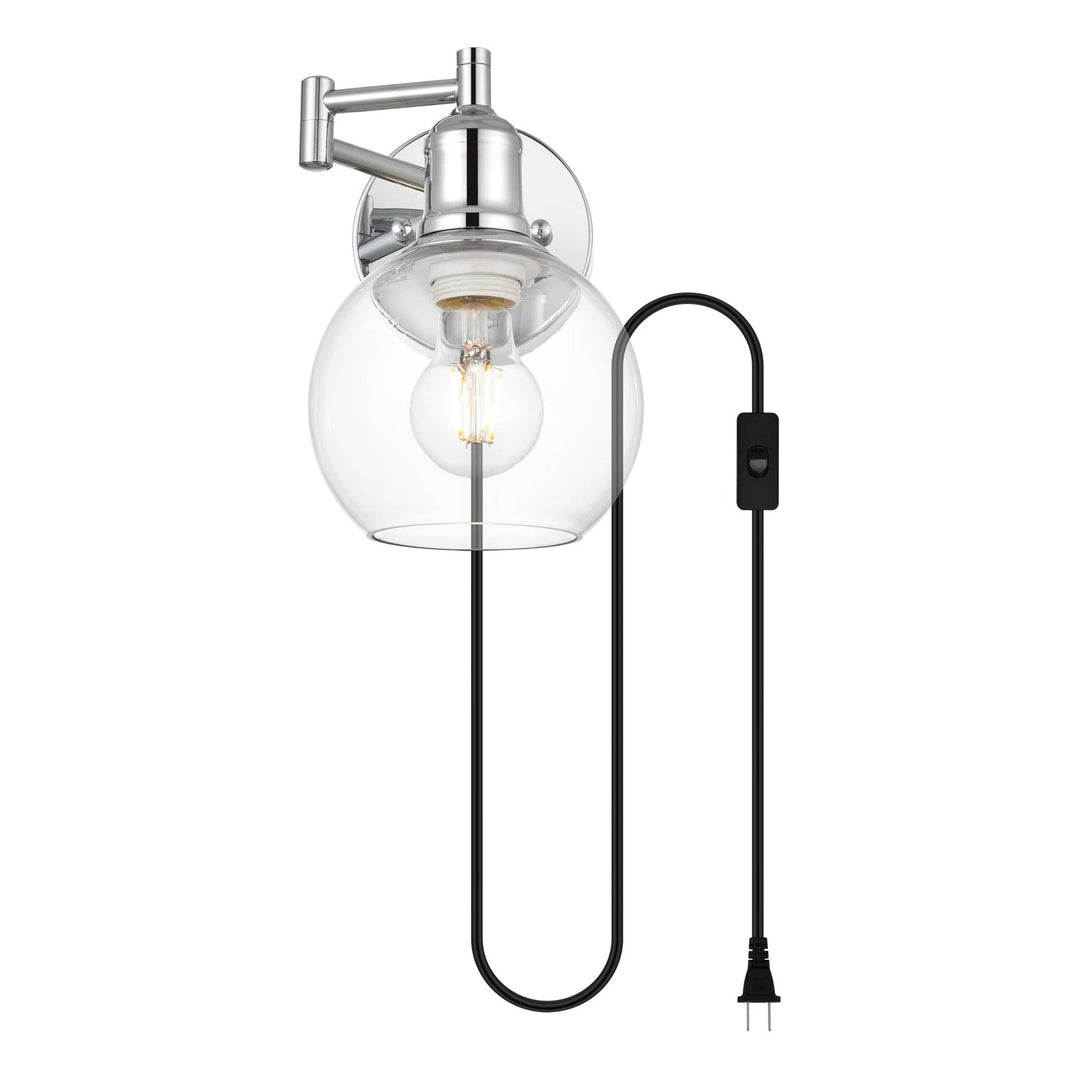 Caspian Wall Sconce in Chrome by Living District