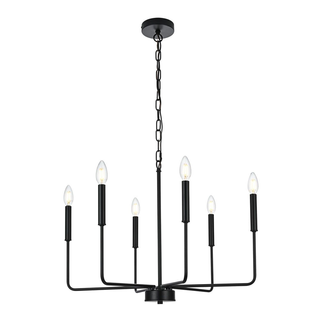 Willa Pendant in Black by Living District