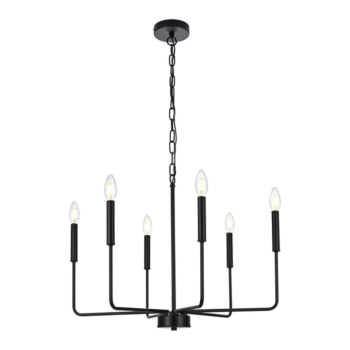Willa Pendant in Black by Living District