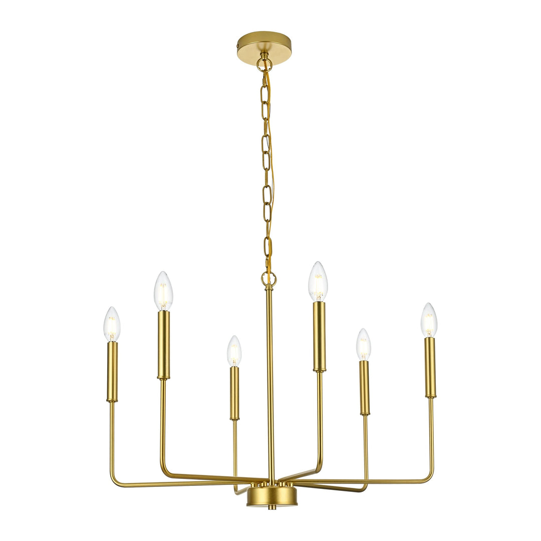 Willa Pendant in Brass by Living District