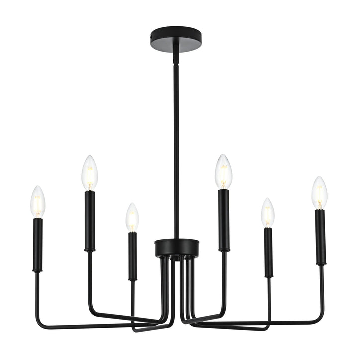 Willa Pendant in Black by Living District