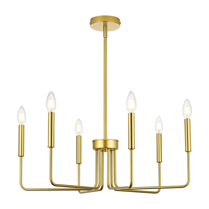Willa Pendant in Brass by Living District