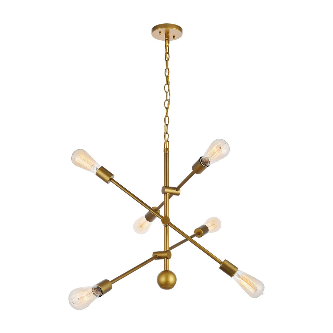 Axel Pendant in Brass by Living District