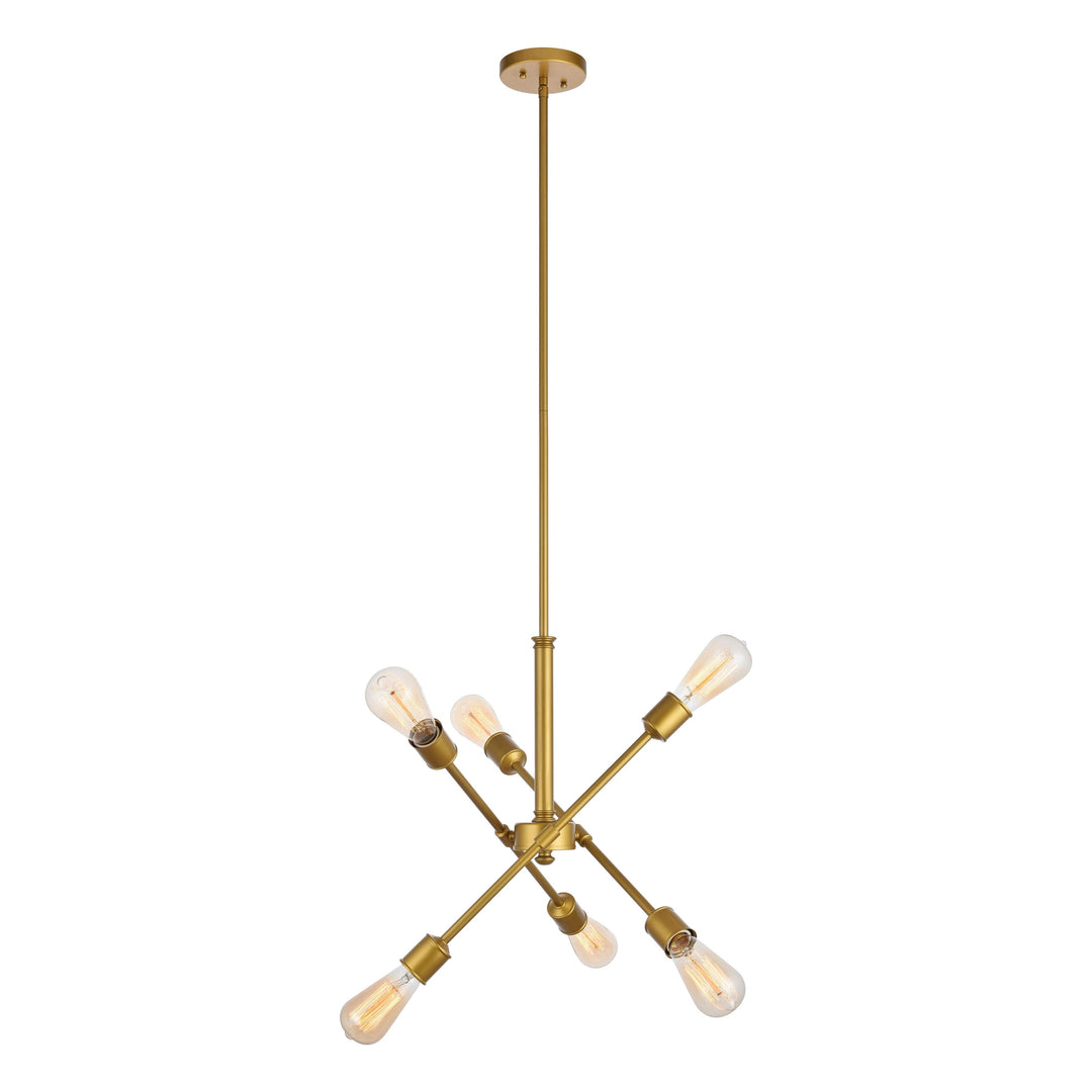 Axel Pendant in Brass by Living District