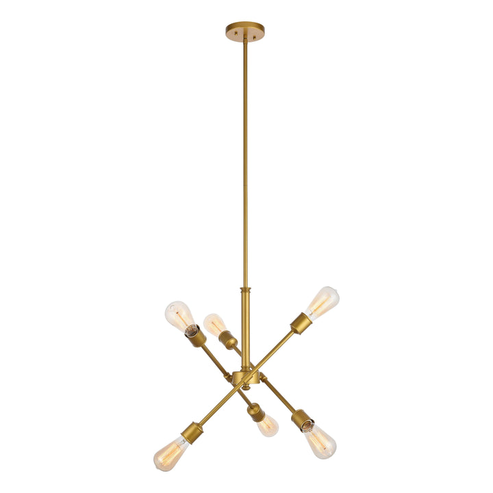 Axel Pendant in Brass by Living District