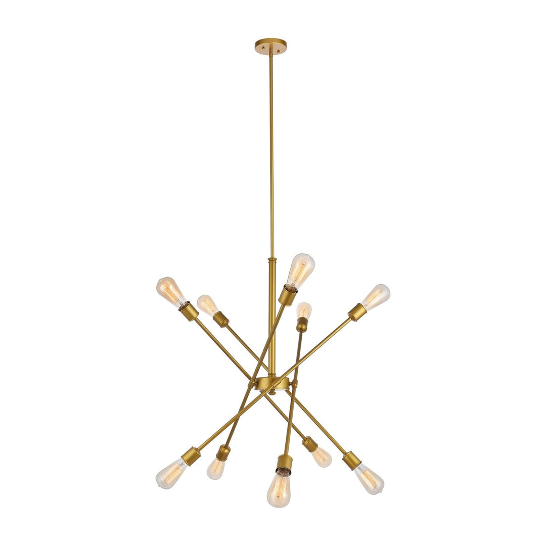 Axel Pendant in Brass by Living District