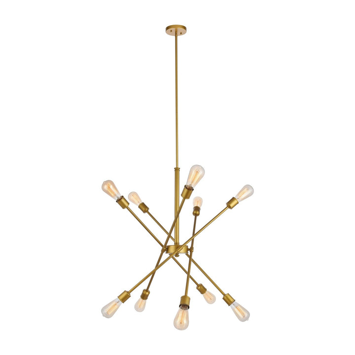 Axel Pendant in Brass by Living District