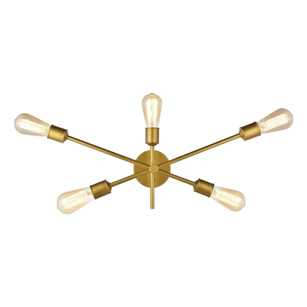 Axel Vanity Light in Brass by Living District