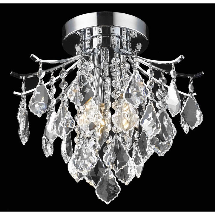 Toureg Flush Mount in Chrome by Living District