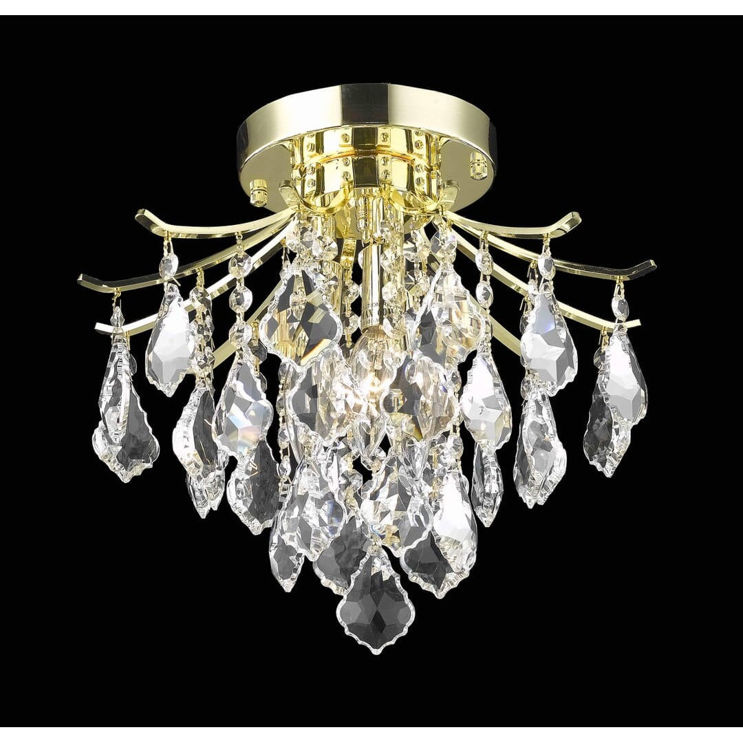Toureg Flush Mount in Gold by Living District
