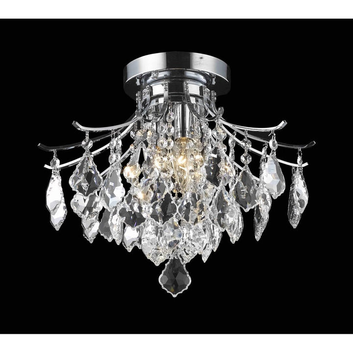 Toureg Flush Mount in Chrome by Living District