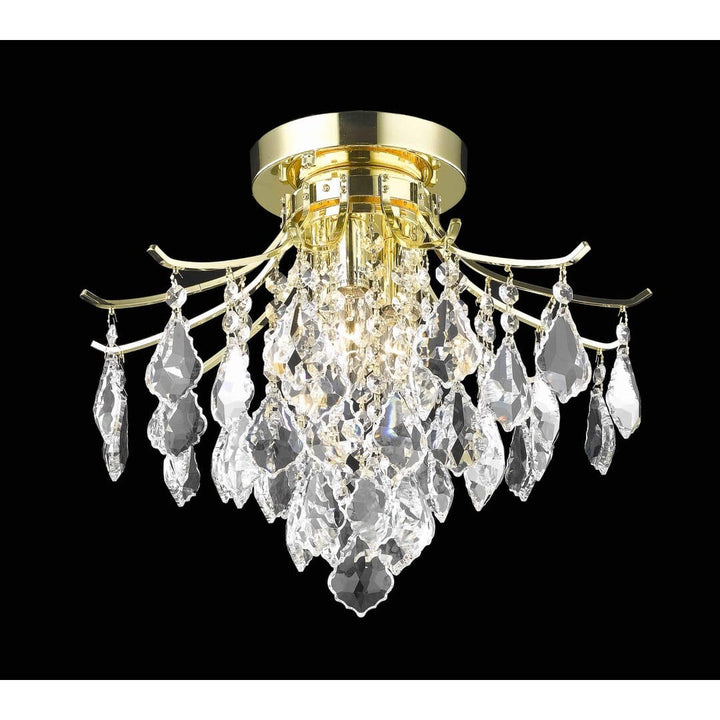 Toureg Flush Mount in Gold by Living District